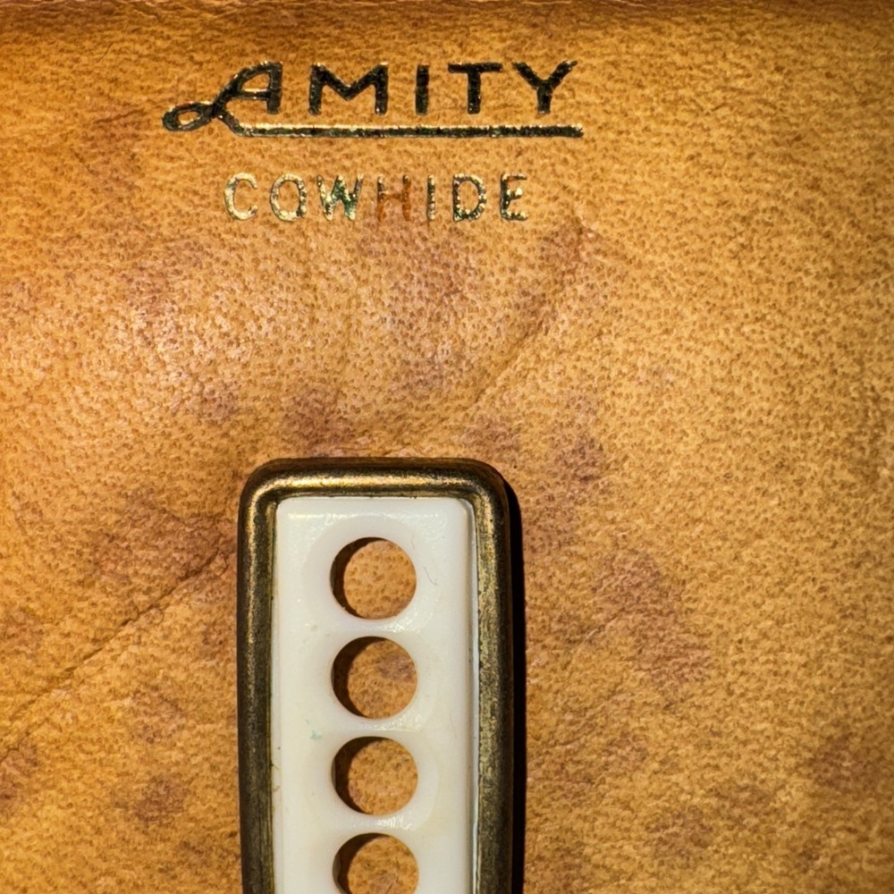 Vintage Di Lido Amity Cowhide Leather Womens Kiss Snap Coin Checkbook Wallet - Picture 4 of 16